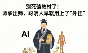 别死磕教材了！师承出师，聪明人早就用上了“外挂”